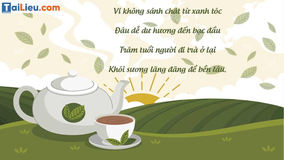 Câu thơ hay về trà đạo