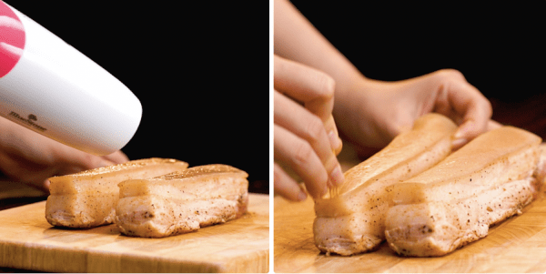 Cách làm heo quay bằng nồi chiên không dầu đơn giản tại nhà