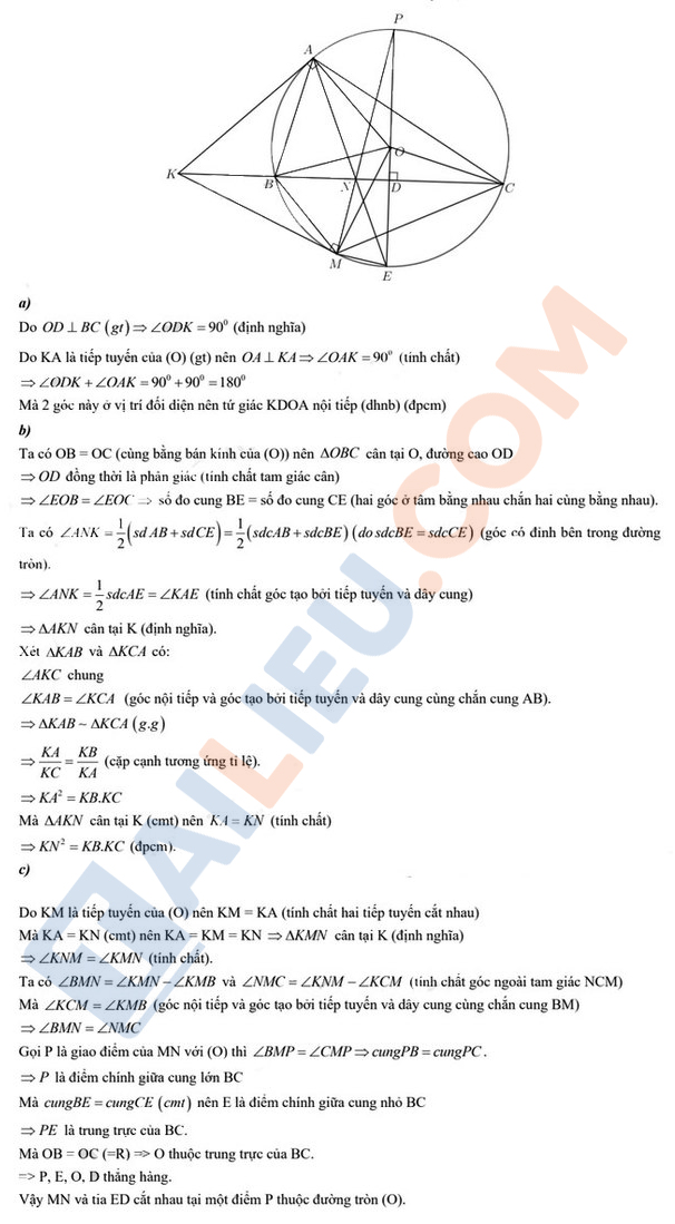 Đáp án đề thi Toán vào 10 năm 2023 tỉnh Cần Thơ chính xác nhất