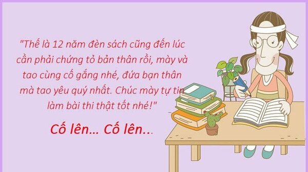 Những hình ảnh chúc các sĩ tử thi tốt đẹp nhất
