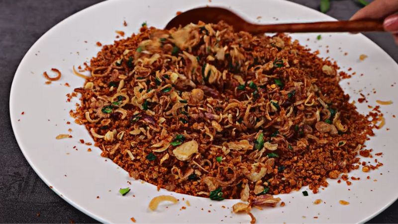 Cách làm muối tôm hành phi ngon đơn giản tại nhà
