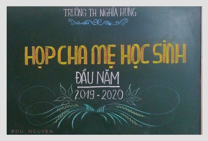 mẫu trang trí bảng họp phụ huynh đầu năm mẫu trang trí bảng họp phụ huynh đầu năm