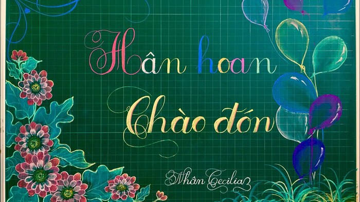 trang trí bảng họp phụ huynh đơn giản trang trí bảng họp phụ huynh đơn giản