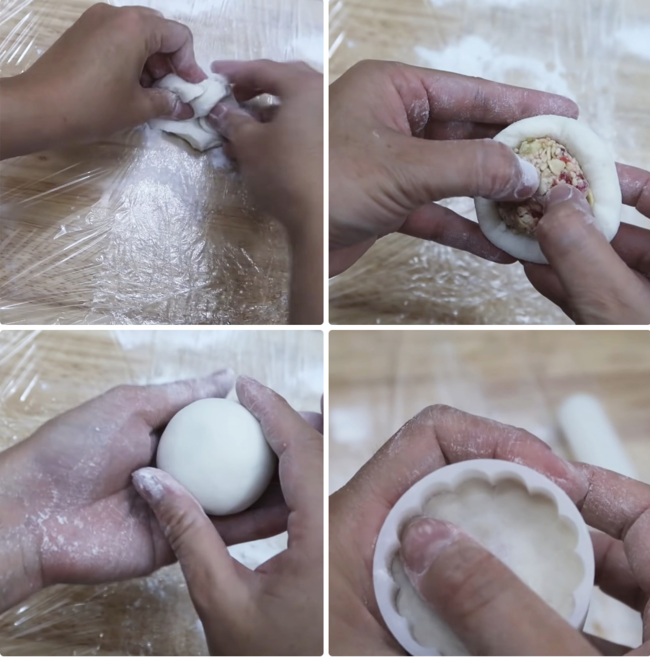 Bước 4: Tạo hình bánh