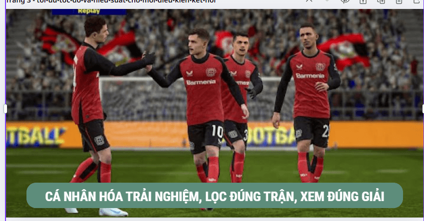  Fifadata cho phép người dùng lọc các trận đấu yêu thích