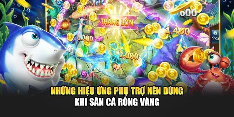 Những hiệu ứng phụ trợ nên dùng khi săn cá rồng vàng